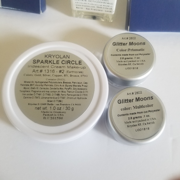 Kryolan Make Up Bag - Eyelashes, Mirror, Glitter M - Picture 5 of 8